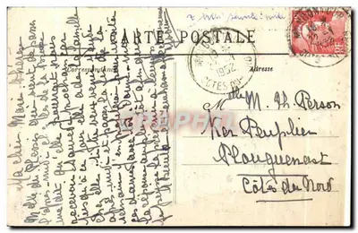 Sainte-Anne-d'Auray — Widok na bazylikę i plac — LE DORTZ, Quimper — Rewers