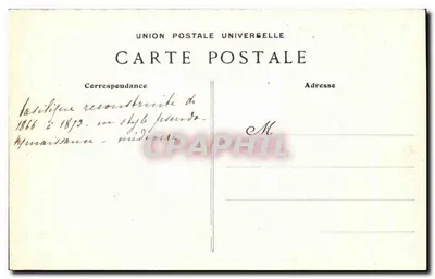 Sainte-Anne-d'Auray — A Basílica e a Praça — Coleção Villand Quimper, n° 2051 — Verso