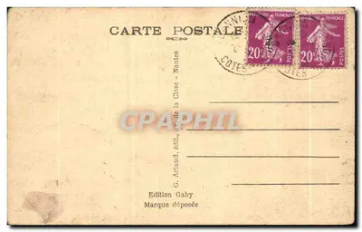 LANNION (C.-du-N.) — Ogólny widok na starą Abbatię Brelevenez (XII wiek i renesans) — Gaby — Rewers
