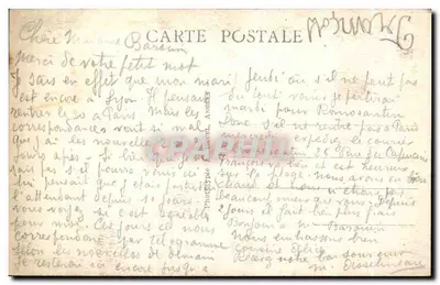 St-MICHEL-en-GRÈVES (C.-du-N) — Ogólny widok plaży — dobrze osłonięte wysokimi wzgórzami — Rewers