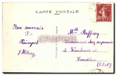 Paimpol (C. du-N.) — La Spiaggia e la Scogliera che ispirò al poeta Théodore Botrel la canzone "La Paimpolaise" — Verso