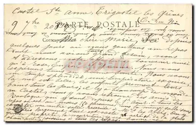 Trégastel (C.-du-N.) — O Abismo — J. Sorel, editor, em Rennes — Verso