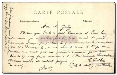 Saint-Cast (C.-du-N.) — Skaliste wybrzeże przy Mare, w oddali Fort Lalatte — Wyd. P. P. Lefebvre, nr 483 — Rewers