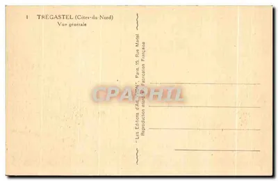 Trégastel (Côtes-du-Nord) — Ogólny widok — Les Éditions d'Art Yvon, Paryż — Rewers