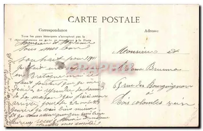 Niño en traje — L-Daoulas — Colección Villars, Quimper — Reverso