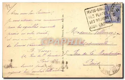 Perros Guirec - Trestraou i Północny Wzgórze Pioumanach — Wyd. Carallier, nr 15 — Rewers