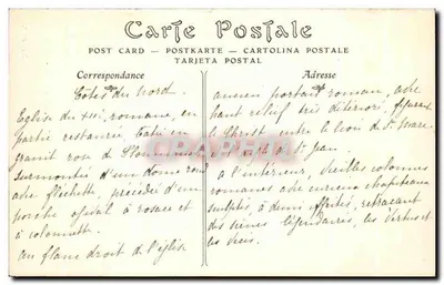 Perros-Guirec (Côtes-du-Nord) — A Igreja (século XII) e o Calvário — JUBILET & POOT — Verso