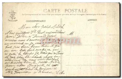 St-Cast - Chegada pela Route de la Colonne — Coleção A. Waron, St-Brieuc — Verso