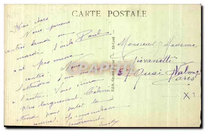 St-Cast (C.-du-N.) — Rochers en mer au large — Wydawca Grand Plear, nr 38 — Rewers