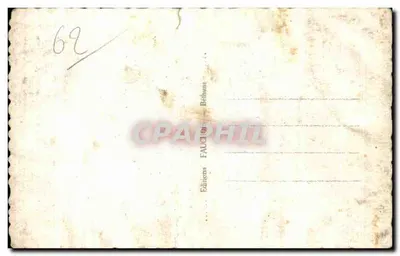 Bilhete postal antigo Environs de Bethune Le Touret Villa des Verdures — Verso