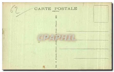 Berck-Plage — Plaża przy niskiej mierze — G. Ariand, wydawca, Av. de la Côte - Nantes — Rewers