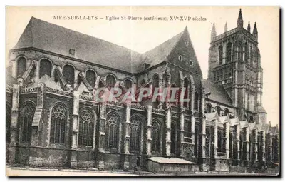 Aire-sur-la-Lys — Église Saint-Pierre (extérieur), XV-XVIe siècles