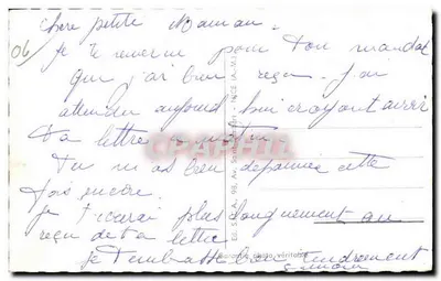 Antibes — Miasto, Łańcuch Alp — B.-1. — Wyd. S.C.A. — Rewers