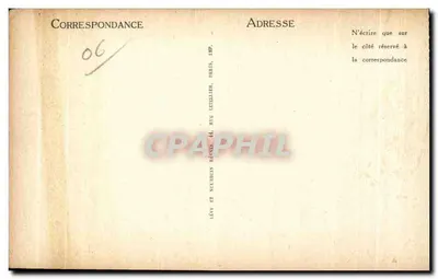 Antibes — Les Casernes et le Fort Carré — LL. — n° 37 — Verso