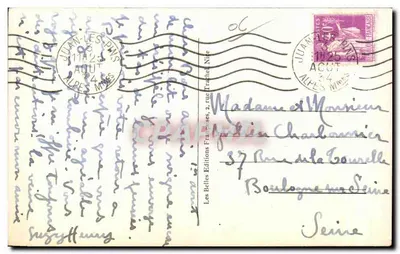 Cap d'Antibes - Juan-les-Pins - Eden-Roc - Basen — Wydawnictwa Francuskie — Rewers