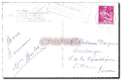 As Alpes — Vale do Valgaudemar — ABEIL Editora — Verso