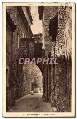 Manosque - Velha rua — Edição G. Fournier, n°7