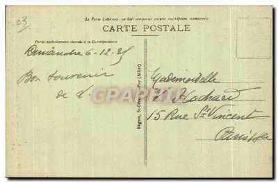 Vichy — Kąt Nowego Parku (Angielski Ogrodek) — wydawca nr 414 — Rewers