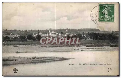 Allier - Vichy, Belle-Rive vue du Pont — M.T. I.L. — éditeur M.T. I.L.
