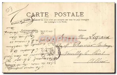 Vichy — Plac i Statua Republiki — C.C. n°32 — Rewers
