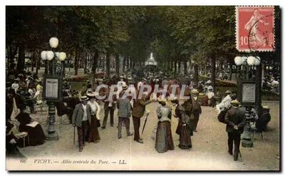 Vichy — Avenida central do Parque — LL. — n°66