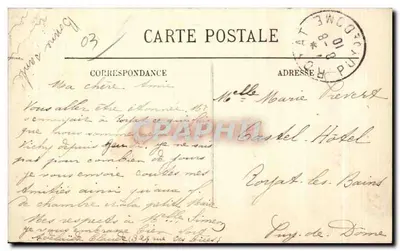 Vichy — Avenida central do Parque — LL. — n°66 — Verso