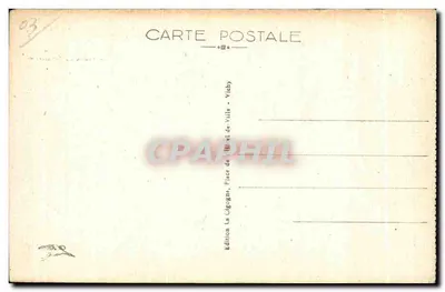 Vichy — Le Pont Aristide Briand et vue générale prise en avion — n°416 — Verso