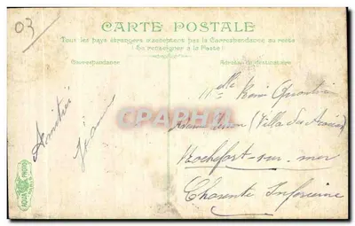 Vichy — A Torre Velha — H. V. & Cie — Verso