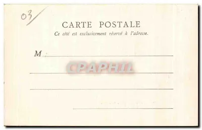 Casa da Sra. de Sévigné — Vichy — B.F., Paris — Verso
