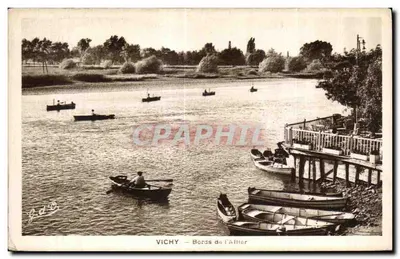 Vichy — margens do rio Allier — editor Goulefangas, n°73