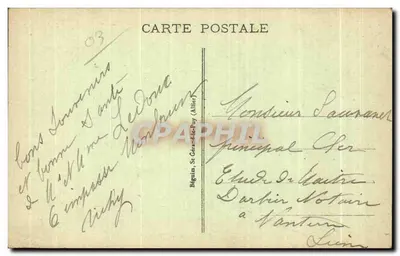 Źródło Szpitalne — Vichy — wydawca Bégin, St-Géran-de-Puy (nr 380) — Rewers