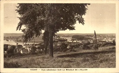 Vichy — Vista geral sobre a Curva do Allier