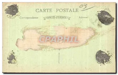 Vichy (Allier) — Ruas Presidente-Wilson e Georges-Clémenceau — editor não identificado, n° 158 — Verso