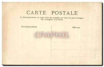 Vichy — Estátua da República e o Kiosque — Allier — 1908 — Verso