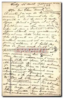 Vichy - Brzegi rzeki Allier — Stara pocztówka n°142, wydawca ARB — Rewers