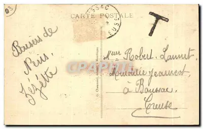 Wielki Hotel Termalny w Nérac — Nérac, Gers — wydawca G. Chaumont, numer serii nie widoczny — Rewers