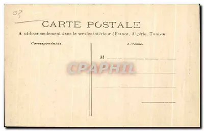 Moulins — Igreja do Sagrado Coração — F. Paquet, editor Moulins, N° 103 — Verso