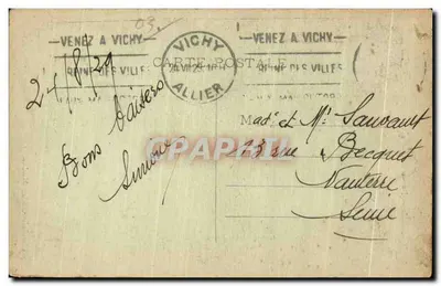 Moulin — Jacquemard do XVᵉ século — Chambalous, editor, Moullins — Verso