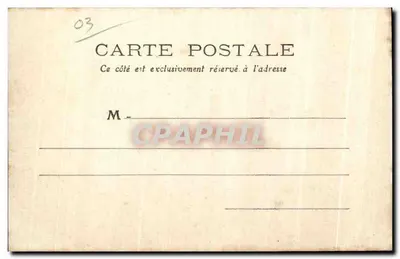 Montluçon — Panorama Starego Miasta — Librairie F. Pointud, Montluçon — Rewers