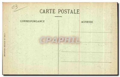 Lapalisse - La Besbre et le Château — Bourbonnais, seria 338, wydawca Imprimeries Réunies de Nancy — Rewers