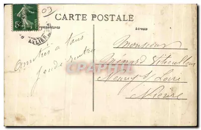 Bourbon-l'Archambault, kasyno — Allier — 545 — wydawca Allier — Rewers