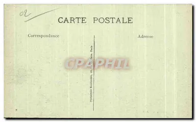 Chauny (Aisne) — Cidade martirizada totalmente destruída pelos prussianos — Phototypie Bauduïsée, Paris — Verso
