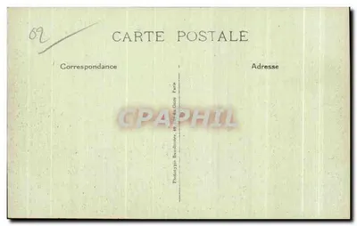Chauny (Aisne) — Rue completamente destruída com dinamite — Fototipia Baudinière — Verso