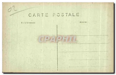 Chauny — Danos de guerra na Rue de la Fère e no Boulevard Gambetta — Bille, Photo-Éditeur, Fontenay-a-Bois — Verso