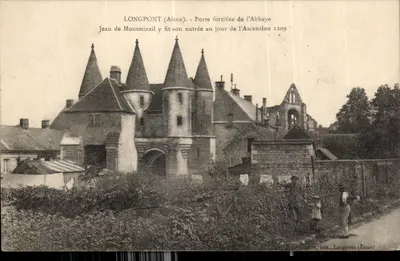 Longpont (Aisne) — Porta fortificada da Abadia — edit. Longpont (Aisne)