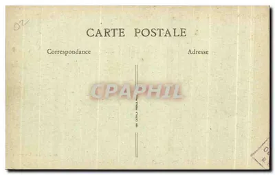 Longpont (Aisne) - Zamek — wnętrze z gotyckimi łukami — Godet, wyd., Longpont — Rewers