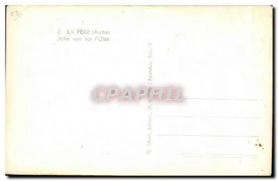 La Fère (Aisne) — Piękny widok na Olse — G. Zéamit, wydawca, Paryż — Rewers