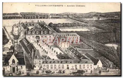 Villers-Cotterets — Antigo Castelo — Imp. D. A. Longuet, Paris