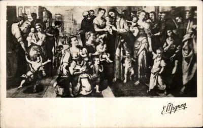 Quadro atribuído a Fréminet — Século XVI — E. Mignon, Paris
