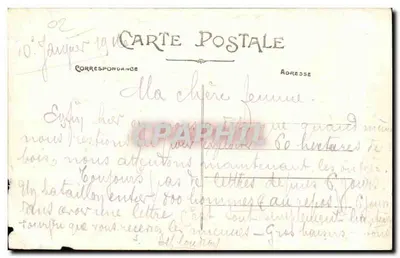 Rocourt-St-Martin (Aisne) — Intérieur du Village, côté Sud — Ed. Barot — Verso